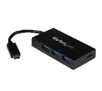 StarTech Hub USB-C a USB-C y 3 USB-A Negro