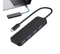 4 Port USB Hub, USB Extender Hub, USB Hub Type C, High Speed USB Multiport Adapter, Laptop USB Hubs, USB Splitter Hubs, Portable USB Hub for Laptop Accessories, External and Hard Drives