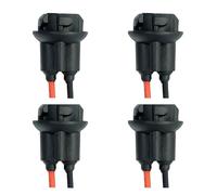 4 Portalámparas T10 W5W WY5W de Goma - para Faros Conector Bombilla Casquillo Bombillas para Coche Moto Quad Scooter Camion Soporte Enchufe Ficha Terminal con cable W5W W3W WY5W W2,1X9,5D - B585-2-4