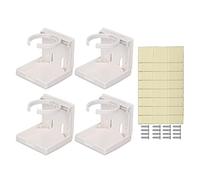 4 Portavasos Ajustables, Portavasos Plegables para Automóviles, Portavasos Plegable, Portavasos Plegable para Vehículos Recreativos, Montaje en Pared, Colocación Vertical o en