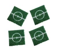 4 Posavasos de Fútbol en Diseño de Césped Artificial - Decoración de Mesa Fútbol - Mad Monkey