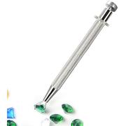 4 Prong Jewelry Grabber - Gemstone Pickup Tool, Small Parts Grabber, Professional Jewelry Catcher, Ergonomic Non-Slip Handle Holder Tool For Making Earrings, Necklaces, Rings, Pendants
