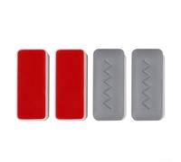 4 protectores de asiento de inodoro, parachoques acolchados para mayor estabilidad, junta autoadhesiva para asiento de inodoro, se adapta a la mayoría de asientos de inodoro estándar