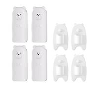 4 protectores de dedos con oso de dibujos animados, protectores de dedos, tope de puerta, cerradura de puerta, protector de pinza, protector de puerta