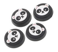 4 protectores de joystick con diseño de panda para un mejor control. Tapas de silicona para joystick. Protectores de joystick compatibles con PS5.