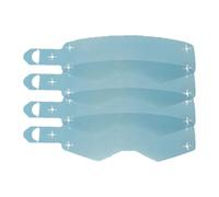 4 protectores de lentes transparentes antiarañazos para gafas de motocicleta, pantalla visual de alta definición para carreras, viajes al aire libre, viajes diarios