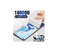 4 protectores de pantalla de hidrogel compatibles con Huawei P30, P20, P40 Lite, P50 Pro, Mate 30, 20, 40, 50 Pro Lite y P Smart 2019.