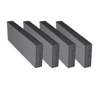 4 protectores de pared para garaje, protectores de pared gruesos | Protector de parachoques de pared de espuma EVA impermeable antiarañazos, protector de borde de puerta de coche