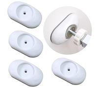 4 protectores de pared para puerta de seguridad, protector de pared para puerta de escalera, protector de pared para puerta de bebé, protector de pared para puerta de bebé (semi redondo)