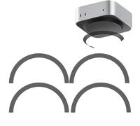 4 protectores de red a prueba de polvo para Mac Mini M4/M4 Pro 2024, filtro de polvo inferior, película protectora de malla, rejillas de ventilación anti pelo de mascotas