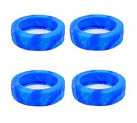 4 Protectores de Ruedas de Equipaje de Silicona duraderos para Maletas y sillas de Oficina Protectores de Ruedas de Equipaje