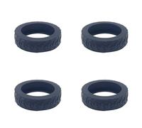 4 protectores de silicona para ruedas de equipaje para maletas y sillas de oficina, 1