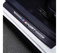 4 Protectores de umbral de Puerta para Honda Ridgeline 2021-2024 Adhesivo de Fibra de Carbono para Estribo Interior/Exterior del automóvil.
