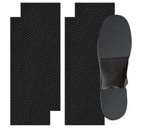 4 protectores grandes autoadhesivos antideslizantes para suela de zapatos; calcomanías de agarre para zapatos de corte libre; almohadillas de goma de alta calidad; protector inferior de zapatos;