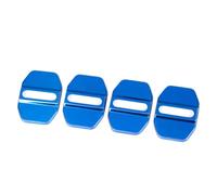 4 Protectores para Cerradura de Puerta de Coche para VW Tiguan 3 III 2024-2030 (5-Türer, SUV), Cubierta de La Cerradura de La Puerta del Coche de Acero Inoxidable,Blue-