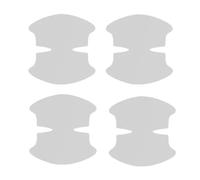 4 protectores transparentes para manija de puerta, película transparente, materiales de PVC, para puerta de coche, cubierta protectora transparente