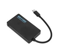 4 Puertos USB 3.0 Hub 5Gbps Ultra Slim Tipo C Interfaz Buen Guzo de Datos Portátiles de Disipación Calor para un Teclado Disco U Negro 4 Puerto USB 3.0 HUBTYPE C HUBUSB3. Hubul No lo hará para Ultr