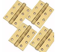 4 pulgadas Bisagras de Acero Inoxidable,8 Pcs Bisagra de Puerta de Acero Inoxidable,Bisagras Puertas Madera,Bisagras a Tope Plegables de Acero Inoxidable,para cajas de madera armario,2 tipos