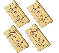 4 pulgadas Bisagras de Acero Inoxidable,8 Pcs Bisagra de Puerta de Acero Inoxidable,Bisagras Puertas Madera,Bisagras a Tope Plegables de Acero Inoxidable,para cajas de madera armario,2 tipos
