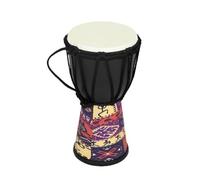 4 Pulgadas Djembe Drum Portátil Instrumento de Percusión, Yembé para Niños Adultos Decoración de Habitaciones, Tambor Djembe Música de Inspiración Africana(4-inch D)