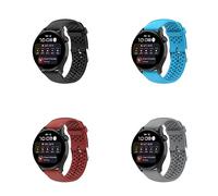 4 pulseras compatibles con Polar Ignite 3/Unite/Ignite 2/Ignite 2/Ignite, pulsera deportiva de repuesto impermeable de silicona para hombre y mujer