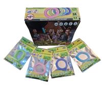 4 Pulseras repelentes antimosquitos con citronela