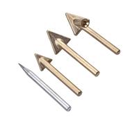 4 puntas de soldadura de repuesto para soldador de plástico automotriz, puntas de acero chapadas en oro, resistentes a altas temperaturas, parachoques compatible con Tpo/teo/PP 80 W