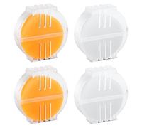 4 Pzs Acondicionador de Hilos de Cera de Abejas, Cera para Hilo de Coser Hilos de Cera con Caja de Plástico Cera para Hilos de Bordar Cera de Abejas para Coser Acolchar (Amarillo y Blanco)