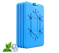 4 Pzs Bolsas de Hielo, Plana Freeze Refrigeración Bloques, Acumuladores de Frío, Placas de Hielo, Bloques Congeladores de Frío Pequeños, Elemento de Refrigeración para Viajar y Acampar, 16 × 11cm