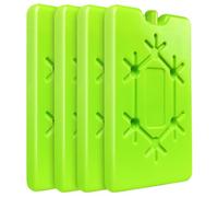 4 Pzs Bolsas de Hielo, Plana Freeze Refrigeración Bloques, Acumuladores de Frío, Placas de Hielo, Bloques Congeladores de Frío Pequeños, Elemento de Refrigeración para Viajar y Acampar, 16 x 11cm