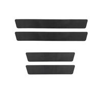 4 Pzs Protector de Umbral de Puerta, para Tesla Model 3 2016 〜2023, Fibra de Carbono Pegatinas Umbrales Coche Protector Parachoques Placa