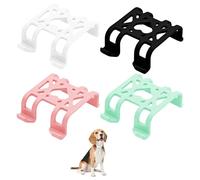 4 rastreadores GPS para perros con clip de goma compatible con GPS Tractive, soporte de goma para 4GTK911SA, reemplazo de clip de rastreador de perros, firme y suave, no se cae fácilmente para