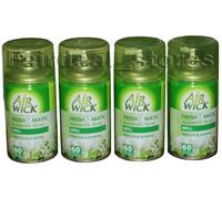 4 recambios Air Wick Freshmatic Auto White Flowers (FREESIA & JASMINE) de 250 ml