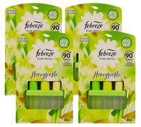 4 recambios de enchufe Febreze 3Volution de 20 ml, madreselva