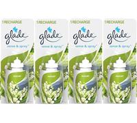 4 recambios glade Sense and Spray de 18 ml - Muguet (lirio de los valles)