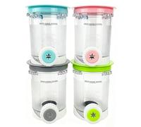4 recipientes para máquina de hielo y helados Ninja Swirl by CREAMi de 480 ml para NC701EU Accesorios para Ninja Creami Libre de BPA, apto para lavavajillas (4)