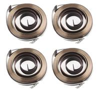 4 resortes de retorno de prensa de taladro, tamaño 53 x 10 x 0,8 mm, husillo de bobina de alimentación de resorte de pluma, resorte de bobina de prensa de taladro, herramienta de accesorios de prensa