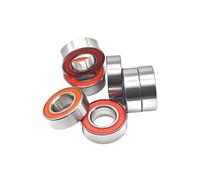 4 rodamientos de acero ABEC-7 163110RS for bicicleta de montaña, 16 x 31 x 10 mm, 163110-2RS.