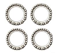 4 rodamientos de bolas para bicicleta eléctrica de repuesto, construcción de acero, 40 x 27 mm, dimensiones plateadas, fácil instalación, rotación suave, compatible con modelos de bicicleta eléctrica