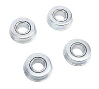 4 Rodamientos para Cortacésped, Acero de 12,7 Mm X 28,6 Mm, Rodamientos de Eje de Repuesto Resistentes para un Rendimiento Suave, Vida útil Prolongada, Tamaño Universal,