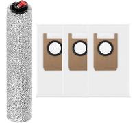 4 rodillos de fregona de repuesto y bolsas de polvo para Eufy para Omni para aspiradora robot S2, accesorio de cepillo lateral para limpieza profunda