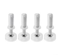 4 rodillos guía de puerta plegable para reparación de herrajes de puerta de armario, plástico fuerte y construcción (A)