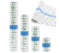 4 Rodillos Vendas Adhesivas Impermeables,Vendaje para Después Del Tatuaje,Vendaje para Tatuajes,Cuidado De Heridas,Parche Encubridor De Tatuajes,para Deportes NatacióN Ducha