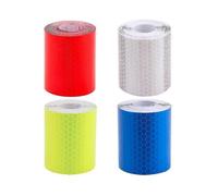 4 Roll Reflective Tape Adhesive Tape, Safety Warning Tape,5Cmx3M
