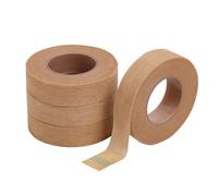 4 Rollos Cinta de Microporos 1,25cm x 9,14m, Cinta Transpirable para Nariz, Transpirable y Fácil de Rasgar, Adecuado para Fijación con Gasa, Extensión de Pestañas, Deportes, Maquillaje