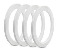 4 rollos de cinta resistente al calor, cinta de transferencia para vinilo, 10 mm x 33 m, cinta de alta temperatura, fuerte adherencia, sin residuos, cinta de transferencia de calor para prensa de
