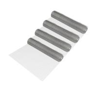 4 rollos de malla de alambre cuadrados100 m - 1 x 25 m / rollo - acero galvanizado - gris [pro.tec] 2500 cm
