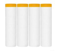 4 rollos de película protectora transparente de 2,7 m x 20 m, protege del polvo y la humedad, para ropa de cama y almacenamiento doméstico