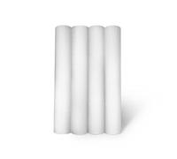 4 Rollos Papel Camilla Crepado Blanco 59 cm x 70 metros | Papel Camilla Masaje Textura Lisa