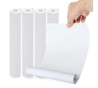 (4 rollos) Papel termico impresora a4 (aprox. 116 hojas), Papel Impresora Térmica, Papel Térmico A4 de Secado Rápido, Libre de BPA, Perfecto para Impresión de Documentos, Páginas Web y Fotos
